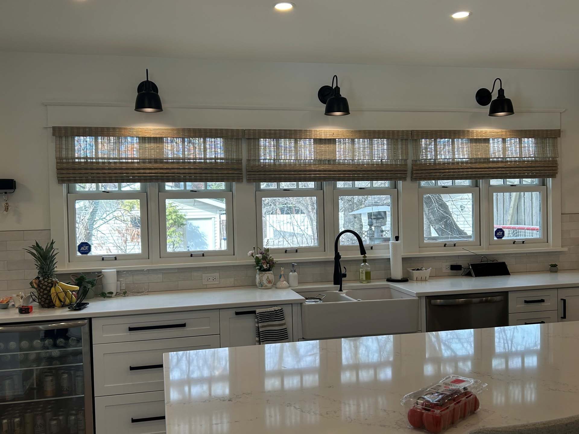 Boothbay kitchen detail with custom cabinetry