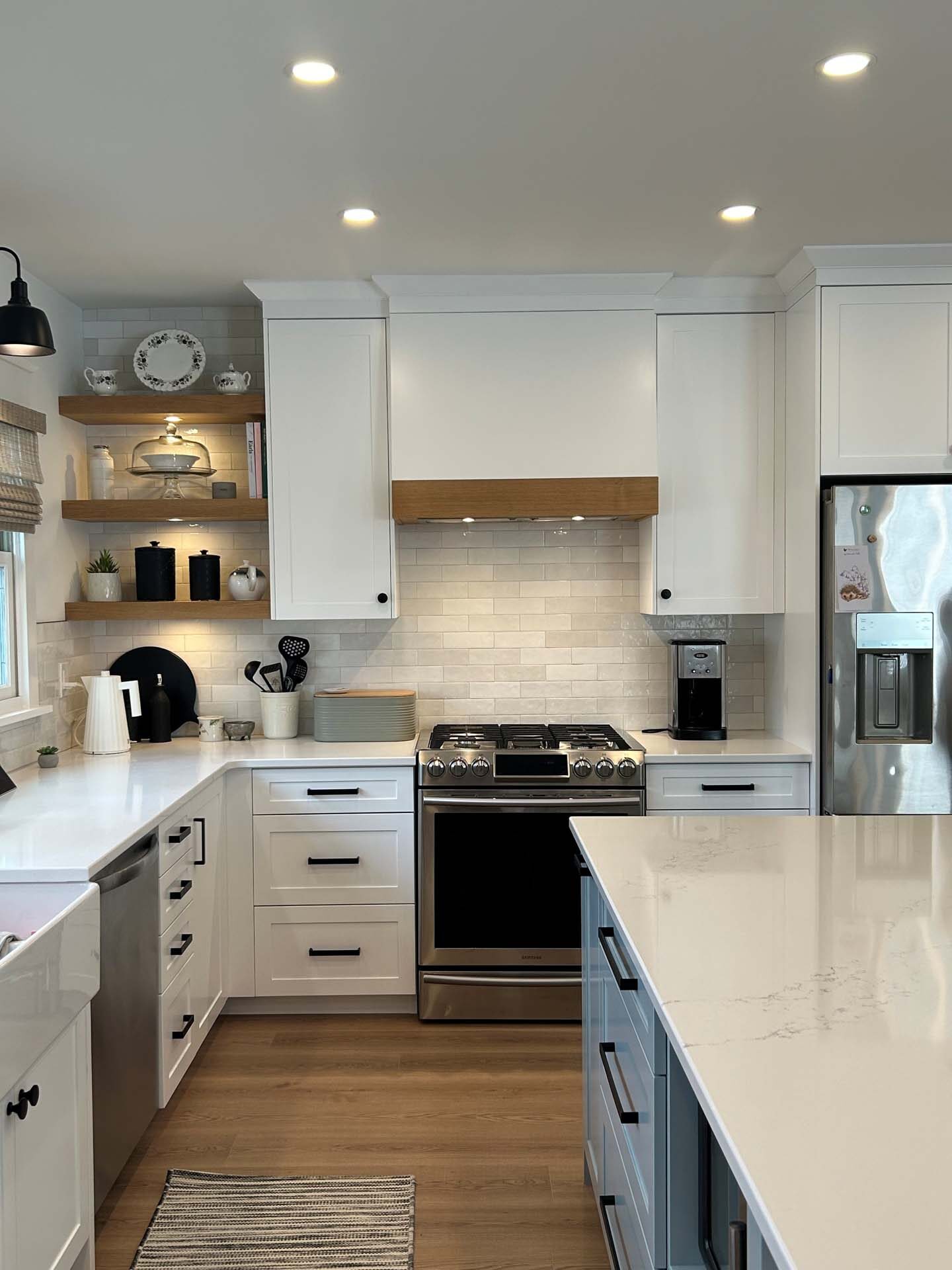 Boothbay kitchen renovation with custom cabinetry