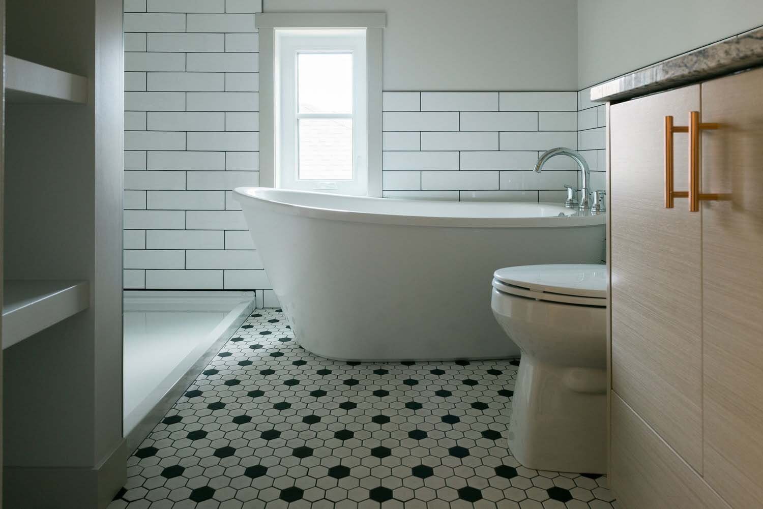 Custom bath and tub